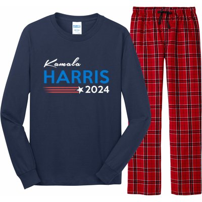 Kamala Harris 2024 For President Long Sleeve Pajama Set