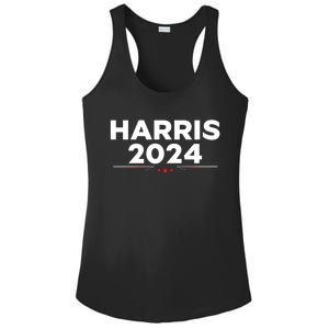 Kamala Harris 2024 For President Ladies PosiCharge Competitor Racerback Tank