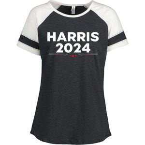 Kamala Harris 2024 For President Enza Ladies Jersey Colorblock Tee