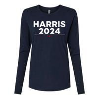 Kamala Harris 2024 For President Womens Cotton Relaxed Long Sleeve T-Shirt