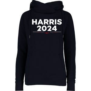 Kamala Harris 2024 For President Womens Funnel Neck Pullover Hood