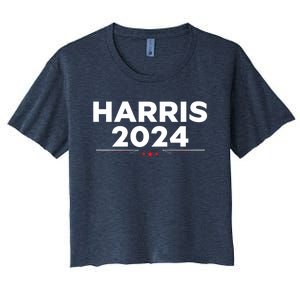 Kamala Harris 2024 For President Women's Crop Top Tee