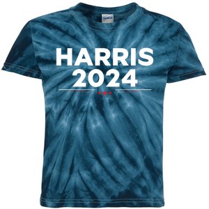 Kamala Harris 2024 For President Kids Tie-Dye T-Shirt