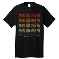 Kamala Harris 2024 Retro Vintage Election President 2024 Gift Tall T-Shirt