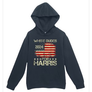 Kamala Harris 2024 White Dudes For Harris 2024 Urban Pullover Hoodie