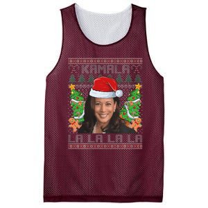 Kamala Harris 2024 Christmas Comma La Xmas Mesh Reversible Basketball Jersey Tank