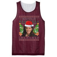 Kamala Harris 2024 Christmas Comma La Xmas Mesh Reversible Basketball Jersey Tank