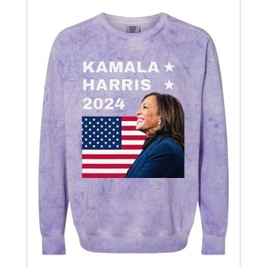 Kamala Harris 2024 Kamala For President Kamala2024 Colorblast Crewneck Sweatshirt