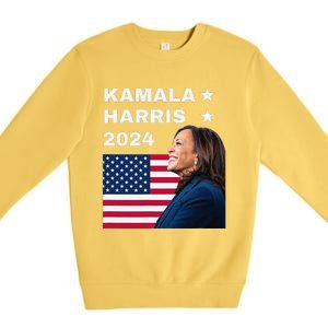 Kamala Harris 2024 Kamala For President Kamala2024 Premium Crewneck Sweatshirt