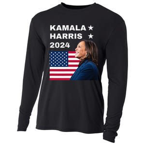 Kamala Harris 2024 Kamala For President Kamala2024 Cooling Performance Long Sleeve Crew