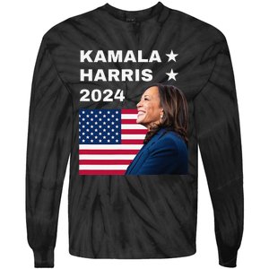 Kamala Harris 2024 Kamala For President Kamala2024 Tie-Dye Long Sleeve Shirt