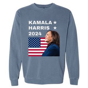 Kamala Harris 2024 Kamala For President Kamala2024 Garment-Dyed Sweatshirt