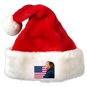 Kamala Harris 2024 Kamala For President Kamala2024 Premium Christmas Santa Hat