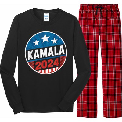 Kamala Harris 2024 For President Campaign Long Sleeve Pajama Set