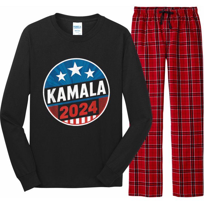 Kamala Harris 2024 For President Campaign Long Sleeve Pajama Set