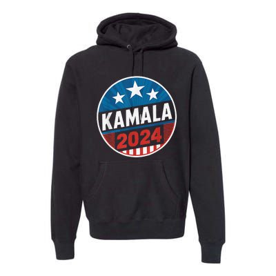 Kamala Harris 2024 For President Campaign Premium Hoodie