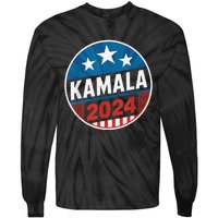 Kamala Harris 2024 For President Campaign Tie-Dye Long Sleeve Shirt