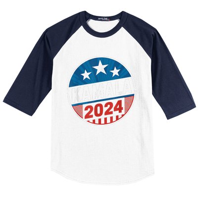 Kamala Harris 2024 For President Campaign Baseball Sleeve Shirt