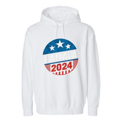 Kamala Harris 2024 For President Campaign Garment-Dyed Fleece Hoodie