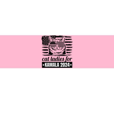 Kamala Harris 2024 Cat Lady Voting Cats Feminine Funny Bumper Sticker