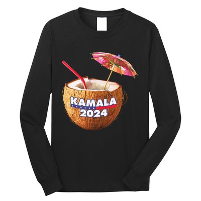 Kamala Harris 2024 Coconut Tree Meme Long Sleeve Shirt