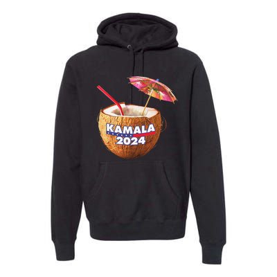 Kamala Harris 2024 Coconut Tree Meme Premium Hoodie