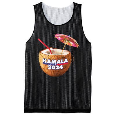 Kamala Harris 2024 Coconut Tree Meme Mesh Reversible Basketball Jersey Tank