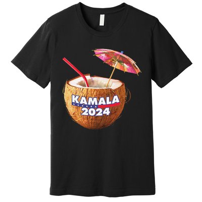 Kamala Harris 2024 Coconut Tree Meme Premium T-Shirt