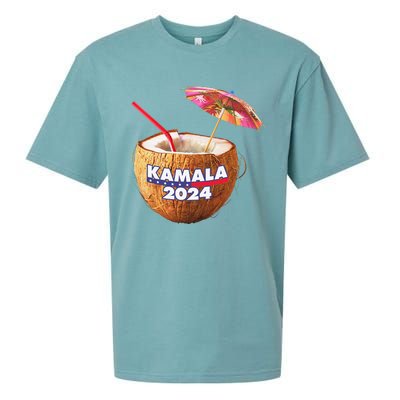 Kamala Harris 2024 Coconut Tree Meme Sueded Cloud Jersey T-Shirt