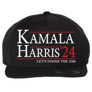 Kamala Harris 2024 Support Graphic Wool Snapback Cap