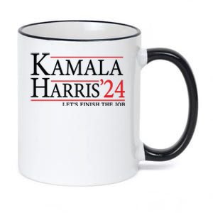 Kamala Harris 2024 Support Graphic 11oz Black Color Changing Mug