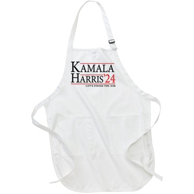 Kamala Harris 2024 Support Graphic Full-Length Apron With Pockets