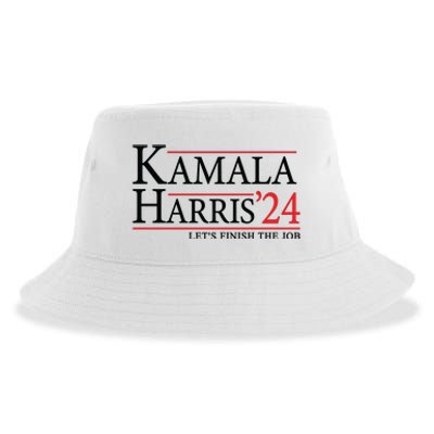 Kamala Harris 2024 Support Graphic Sustainable Bucket Hat