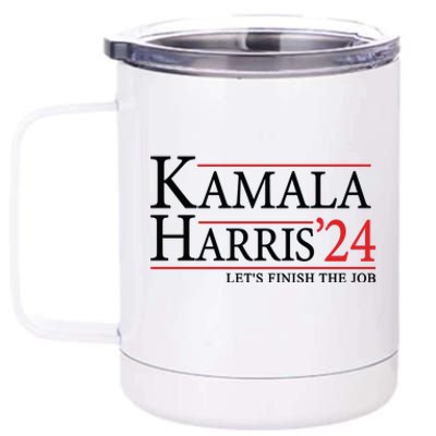 Kamala Harris 2024 Support Graphic 12 oz Stainless Steel Tumbler Cup