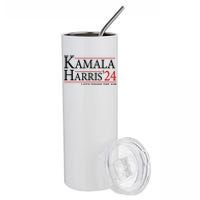 Kamala Harris 2024 Support Graphic Stainless Steel Tumbler