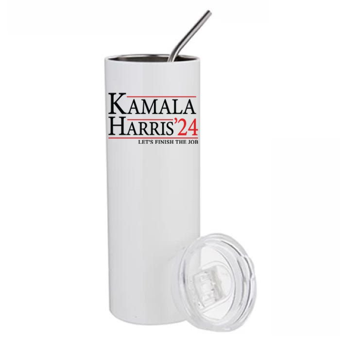 Kamala Harris 2024 Support Graphic Stainless Steel Tumbler