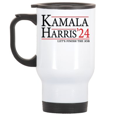 Kamala Harris 2024 Support Graphic Stainless Steel Travel Mug