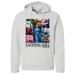 Kamala Harris 2024 In My Voting Era Madam President Performance Fleece Hoodie