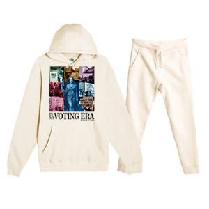 Kamala Harris 2024 In My Voting Era Madam President Premium Hooded Sweatsuit Set