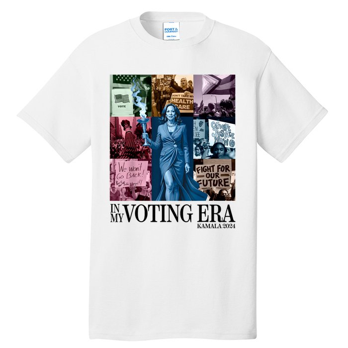 Kamala Harris 2024 In My Voting Era Madam President Tall T-Shirt