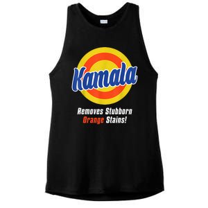 Kamala Harris 2024 Removes Stubborn Stains Funny Ladies PosiCharge Tri-Blend Wicking Tank