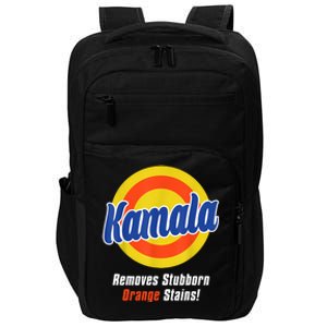 Kamala Harris 2024 Removes Stubborn Stains Funny Impact Tech Backpack