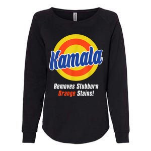 Kamala Harris 2024 Removes Stubborn Stains Funny Womens California Wash Sweatshirt