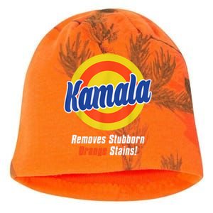 Kamala Harris 2024 Removes Stubborn Stains Funny Kati - Camo Knit Beanie