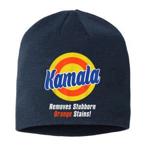 Kamala Harris 2024 Removes Stubborn Stains Funny Sustainable Beanie