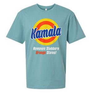 Kamala Harris 2024 Removes Stubborn Stains Funny Sueded Cloud Jersey T-Shirt