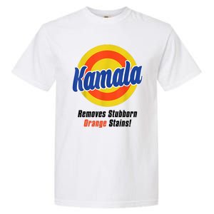 Kamala Harris 2024 Removes Stubborn Stains Funny Garment-Dyed Heavyweight T-Shirt