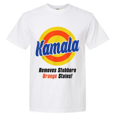 Kamala Harris 2024 Removes Stubborn Stains Funny Garment-Dyed Heavyweight T-Shirt