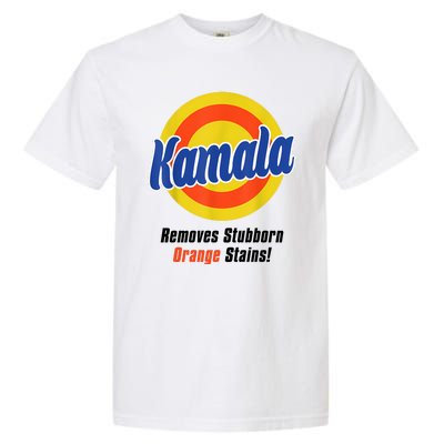 Kamala Harris 2024 Removes Stubborn Stains Funny Garment-Dyed Heavyweight T-Shirt