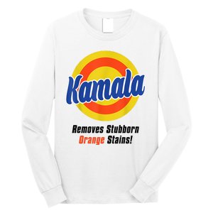 Kamala Harris 2024 Removes Stubborn Stains Funny Long Sleeve Shirt